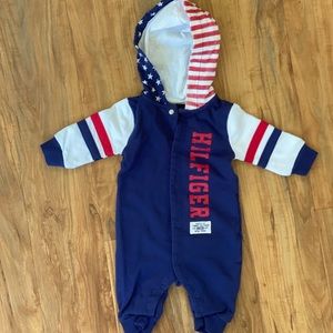 Tommy Hilfiger 0-3 one piece with hood